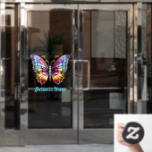 Pastellgemälde Fensteraufkleber (Büro Tür)