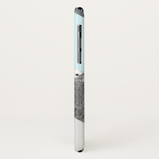 PastellGeomtric Marmor punktierter Entwurf Case-Mate iPhone Hülle (Hinten/Links)