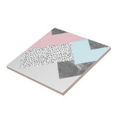 PastellGeomtric Marmor punktierter Entwurf Fliese (Seite)