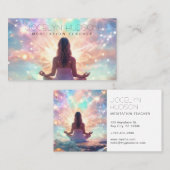 Pastellglänzende Universum-Verbindung Visitenkarte (Vorne/Hinten)