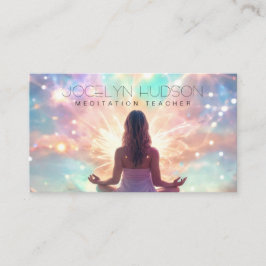 Pastellglänzende Universum-Verbindung Visitenkarte