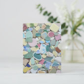 Pastellglas Foto Keramik Postkarte (Stehend Vorderseite)