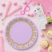 Pastellgold Pappteller (Party)