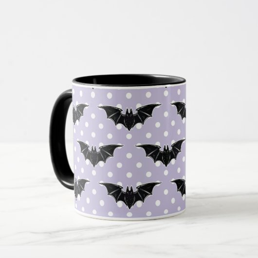 PastellGoth gespenstische niedliche Tasse schlägt (Vorderseite Links)