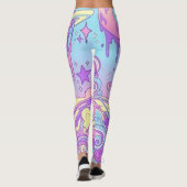 PastellGoth Raum Leggings (Rückseite)