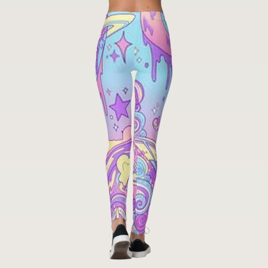 PastellGoth Raum Leggings (Rückseite)