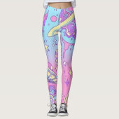 PastellGoth Raum Leggings (Vorderseite)