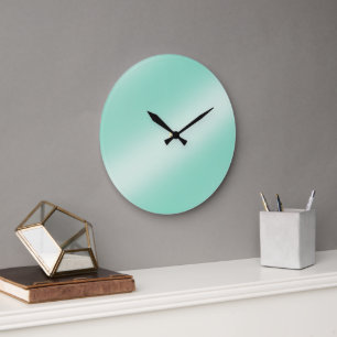 Pastellgrün große wanduhr