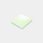 Pastellgrün-halftone-Gradienten Chic individuelle Post-it Klebezettel (angewinkelt)