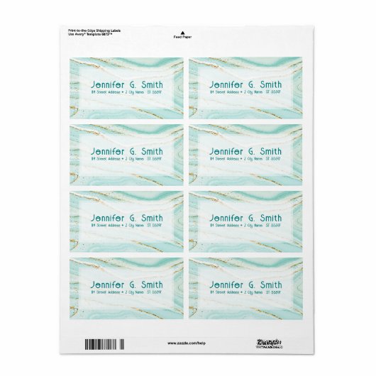 Pastellgrün-Marmorstruktur (Vorne)