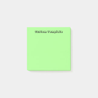 Pastellgrün Post-it Klebezettel