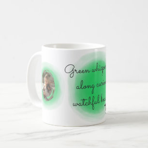 Pastellgrün Wasserfarbe Dachshund Personalisiert Kaffeetasse