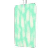 Pastellgrün, weiße Wasserfarbstreifen, abstrakte P Autolufterfrischer (Links)