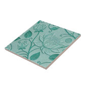 Pastellgrüne Lotus-Prägung Fliese (Seite)