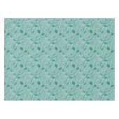 Pastellgrüne Lotus-Prägung Tischdecke (Vorderseite (Horizontal))