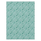 Pastellgrüne Lotus-Prägung Tischdecke (Vorderseite)