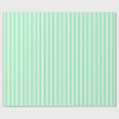 Pastellgrüne und weiße Süßigkeiten Geschenkpapier (Flach)