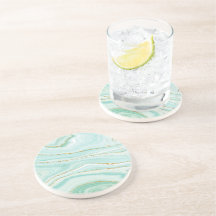 Pastellgrüner Marmorboden