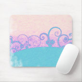 Pastellgrunge Fantasy Mouse Pad Mousepad (Mit Mouse)