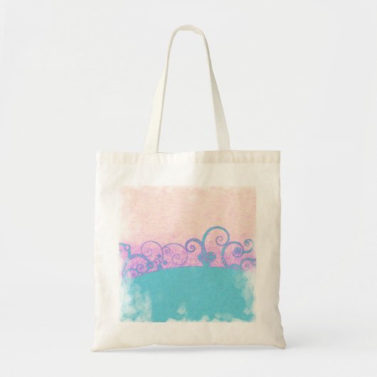 Pastellgrunge Fantasy Tote Bag Tragetasche (Vorne)