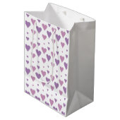 Pastellherz Mittlere Geschenktüte (Vorderseite Schrägansicht)
