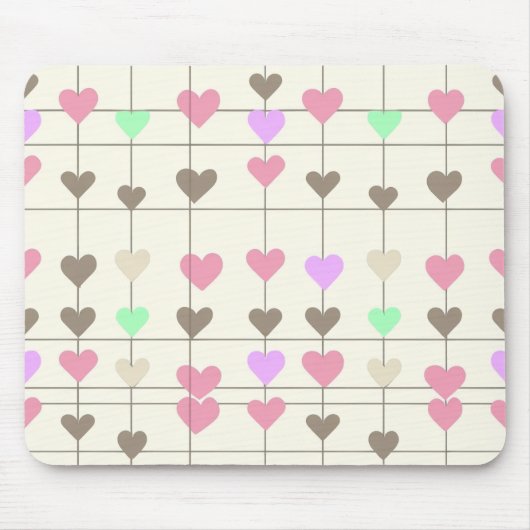 Pastellherz Mousepad (Vorne)