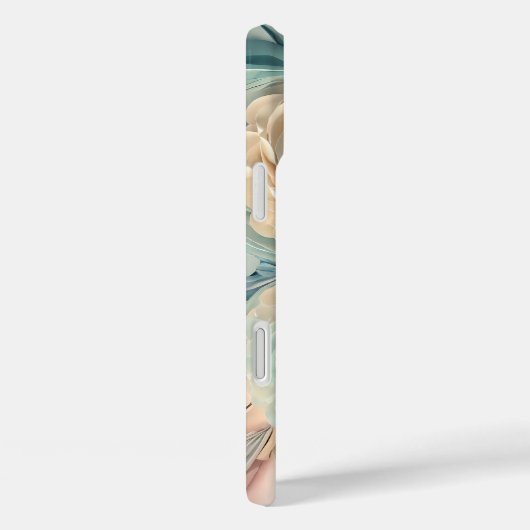 Pastellherzen im Schnittpapierstil Case-Mate iPhone Hülle (Rückseite / Rechts)