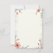 Pastellhochzeit Einladung (Rückseite)