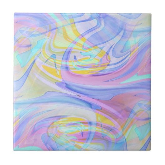 Pastellhologramm Fliese (Vorderseite)