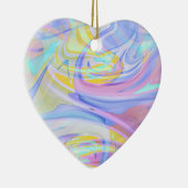 Pastellhologramm Keramik Ornament (Rechts)