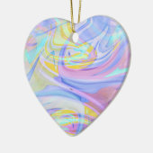 Pastellhologramm Keramik Ornament (Links)