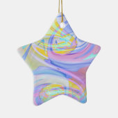 Pastellhologramm Keramik Ornament (Rechts)