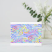 Pastellhologramm Postkarte (Stehend Vorderseite)