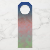 Pastellhorizont Flaschenanhänger (Rückseite)