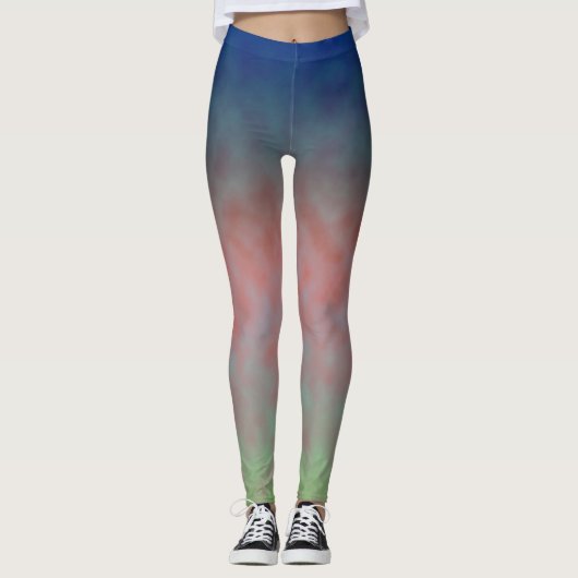 Pastellhorizont Leggings (Vorderseite)