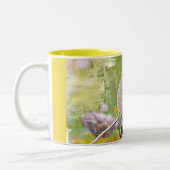 Pastellhummer-Kaffeetasse-Tee-Tasse Zweifarbige Tasse (Links)