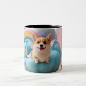 Pastellkaffee Zweifarbige Tasse (Mittel)