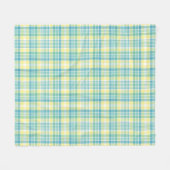 Pastellkariertes Fleecedecke (Vorderseite (Horizontal))