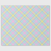Pastellkariertes Geschenkpapier (Flach)