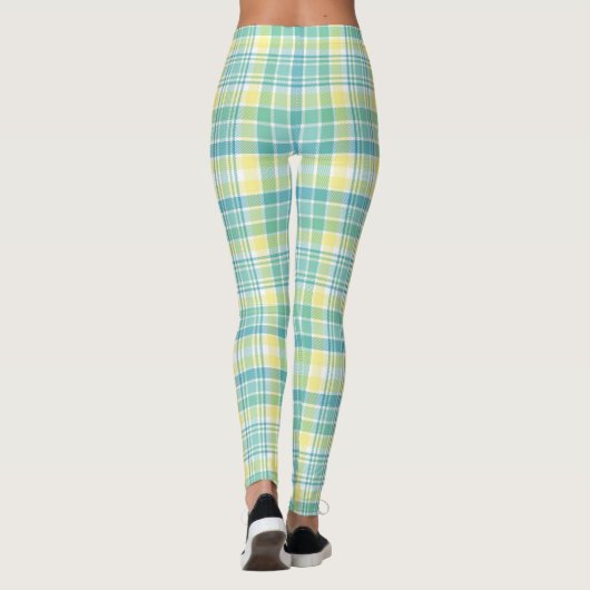 Pastellkariertes Leggings (Rückseite)
