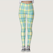 Pastellkariertes Leggings (Vorderseite)