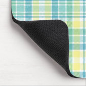 Pastellkariertes Mousepad (Ecke)