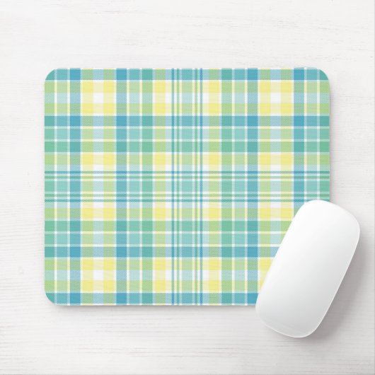 Pastellkariertes Mousepad (Mit Mouse)