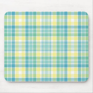 Pastellkariertes Mousepad