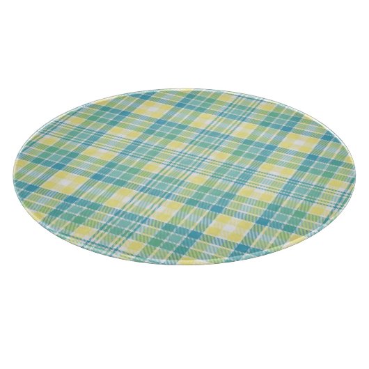 Pastellkariertes Schneidebrett (Ecke)