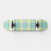 Pastellkariertes Skateboard (Horizontal)