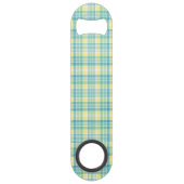 Pastellkariertes Speed Flaschenöffner (Vorderseite)