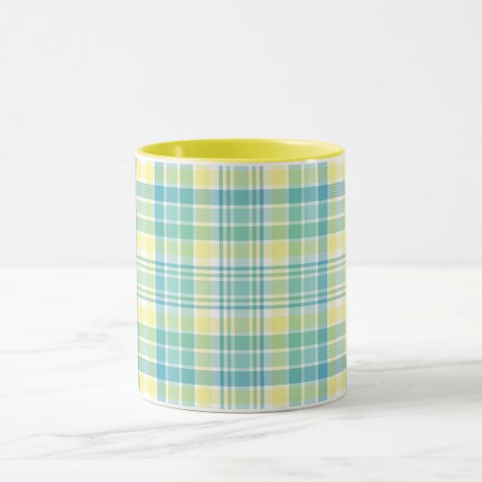 Pastellkariertes Tasse (Zentrum)
