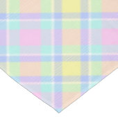 Pastellkariertes Tischdeckchen Tischdecke (Schrägansicht)