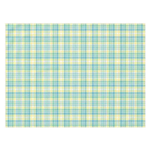Pastellkariertes Tischdecke (Vorderseite (Horizontal))